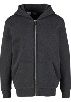 Kids Fluffy Zip Hoody  - electriclilac