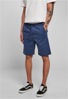 Stretch Twill Joggshorts - darkblue