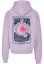 Sunset Charm Oversized Hoody black 5XL - lilac