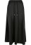 Sukně Urban Classics Ladies Satin Midi Skirt - black - Velikost: M