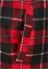 Pánská jarní bunda Urban Classics Plaid Teddy Lined - červená,černá