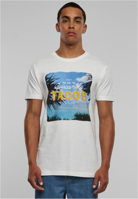 Tacos Tee white XXL