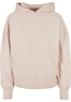 Ružová dámska mikina Urban Classics Heavy Terry Garment Dye