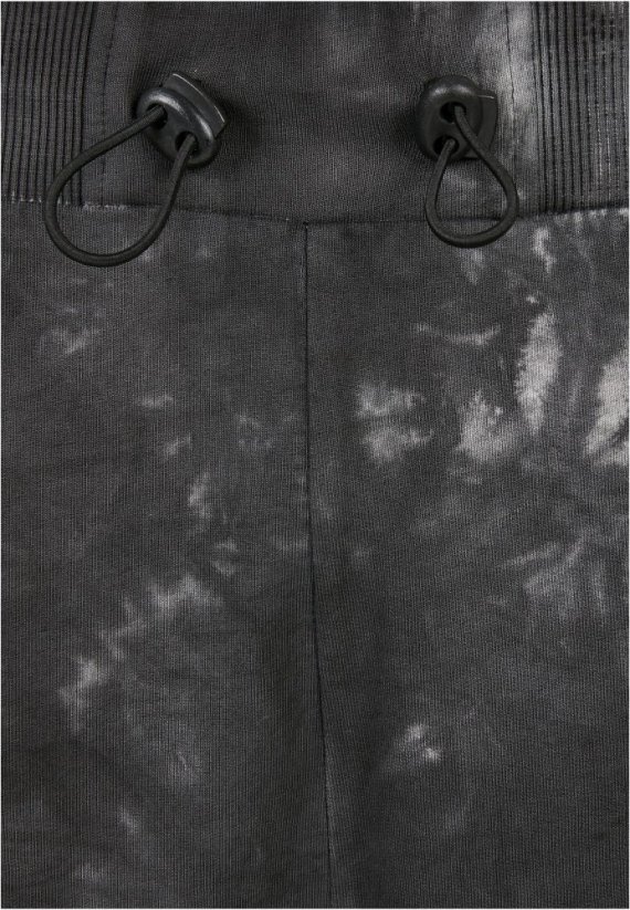 Batikované černé pánské tepláky Urban Classics Tye Dyed Sweatpants