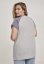 Tričko Urban Classics Ladies Contrast Raglan Tee - grey/dustypurple