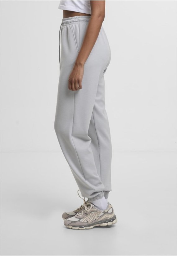 Ladies Slim Fit Scuba Joggpant  - lightasphalt