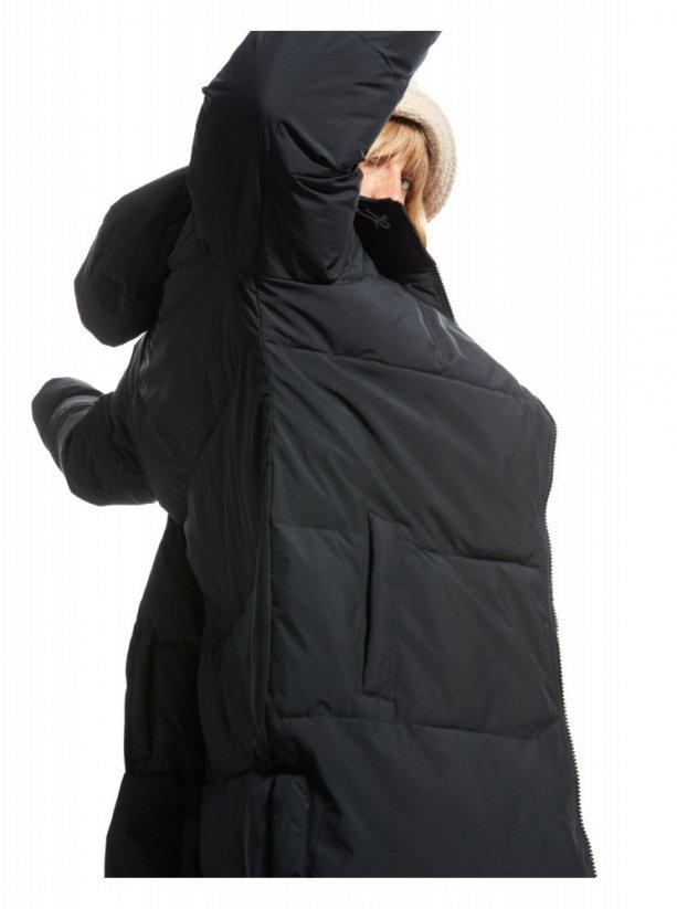 Damski płaszcz zimowy Roxy Test Of Time - czarny