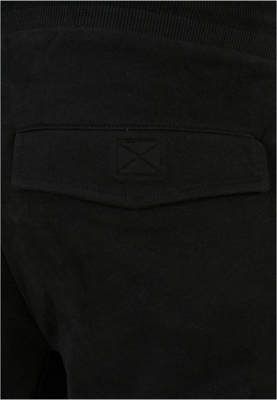Čierne pánske tepláky Urban Classics Fitted Cargo