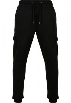 Pánské tepláky Urban Classics Fitted Cargo - černé