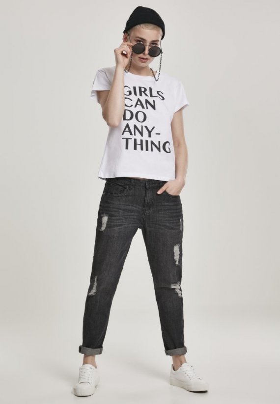 Ladies Girls Can Do Anything Tee