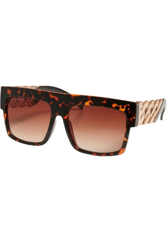 Sunglasses Zakynthos with Chain - amber/gold