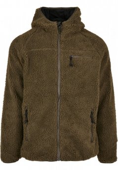 Pánska bunda Brandit Teddyfleece Worker Jacket - olivová