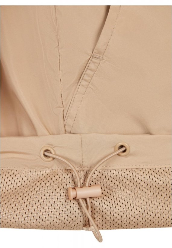 Světle hnědá pánská bunda Urban Classics Basic Pull Over Jacket