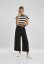 Čierno/biele dámske tričko Urban Classics Stripe Short