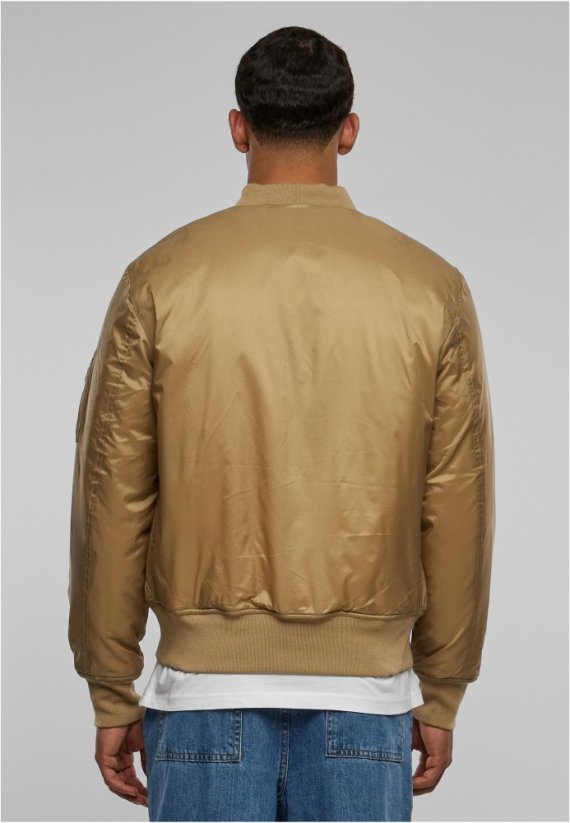Basic Bomber Jacket - beige
