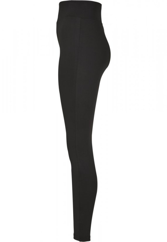 Čierne dámske legíny Urban Classics High Waist Leggings