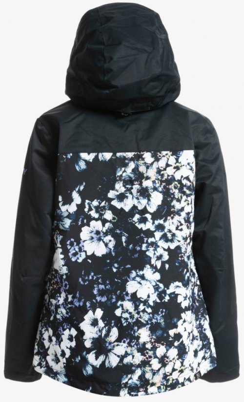 Bunda Roxy Jetty Block kvj1 true black black flowers