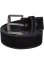 Synthetic Leather Layering Belt black S/M