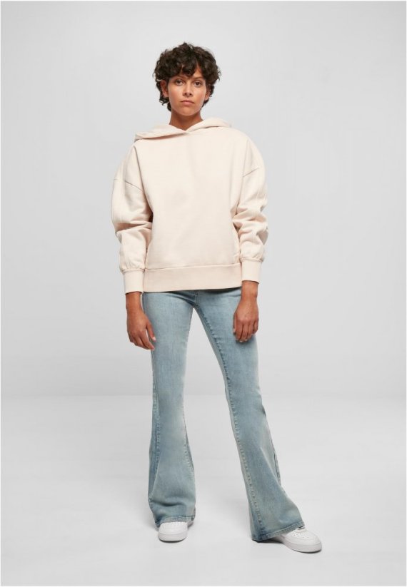 Ružová dámska mikina Urban Classics Heavy Terry Garment Dye