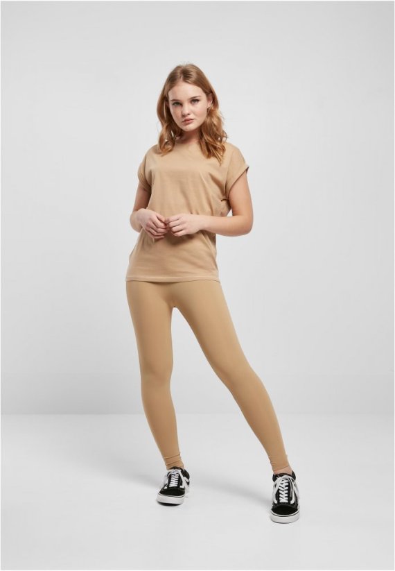 Ladies Extended Shoulder Tee - unionbeige