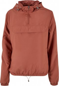 Dámska jarná/jesenná bunda Urban Classics Basic Pullover - hnedá