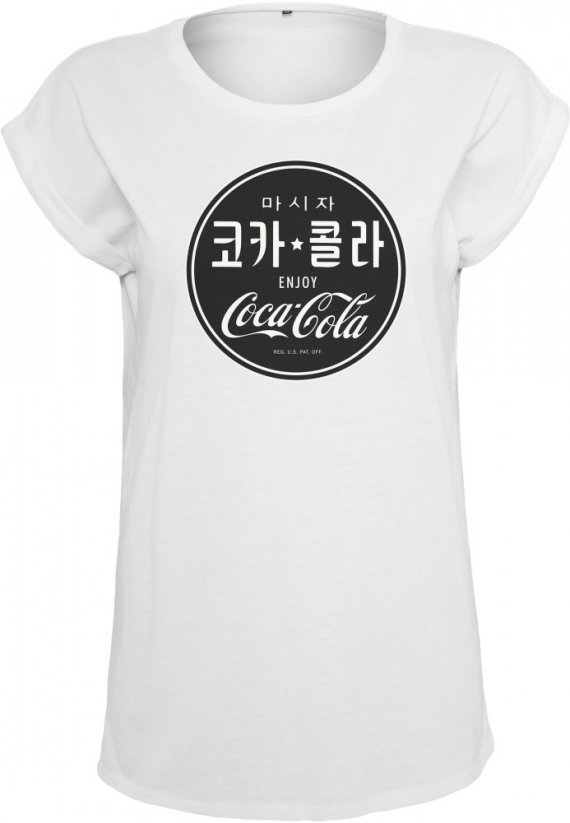 Tričko Merchode Ladies Coca Cola Chinese Black Tee