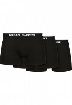 Organic Boxer Shorts 3-Pack - black+black+black