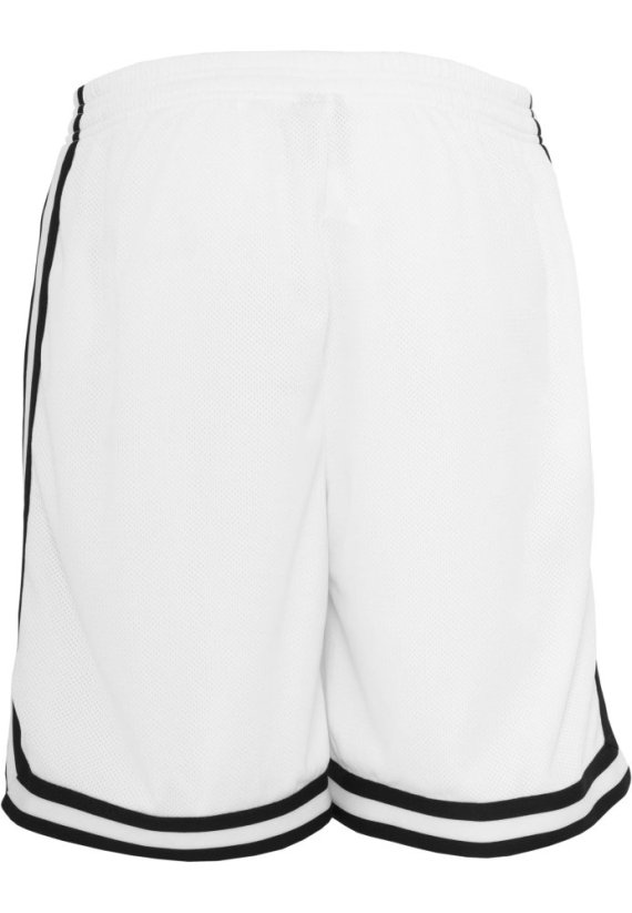 Stripes Mesh Shorts blkredwht XL - whtblkwht