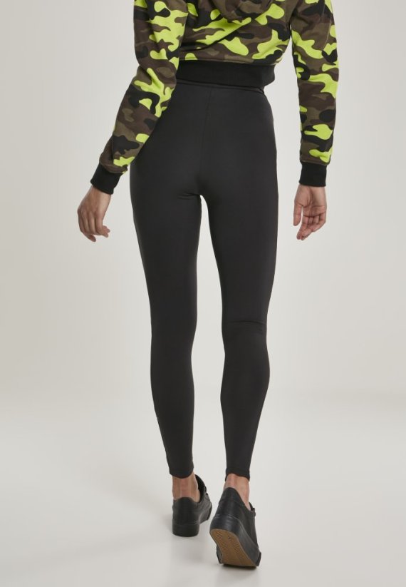 Čierne dámske legíny Urban Classics High Waist Leggings