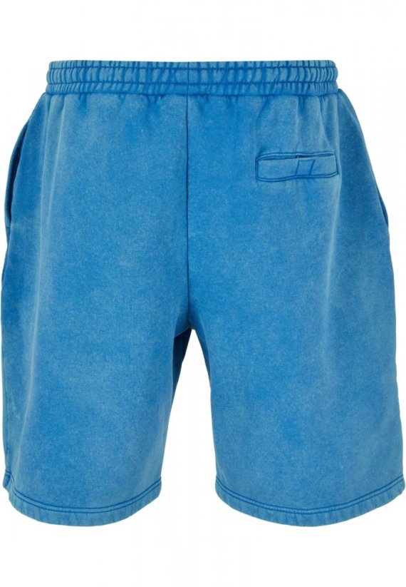 Heavy Stone Washed Sweat Shorts - royal