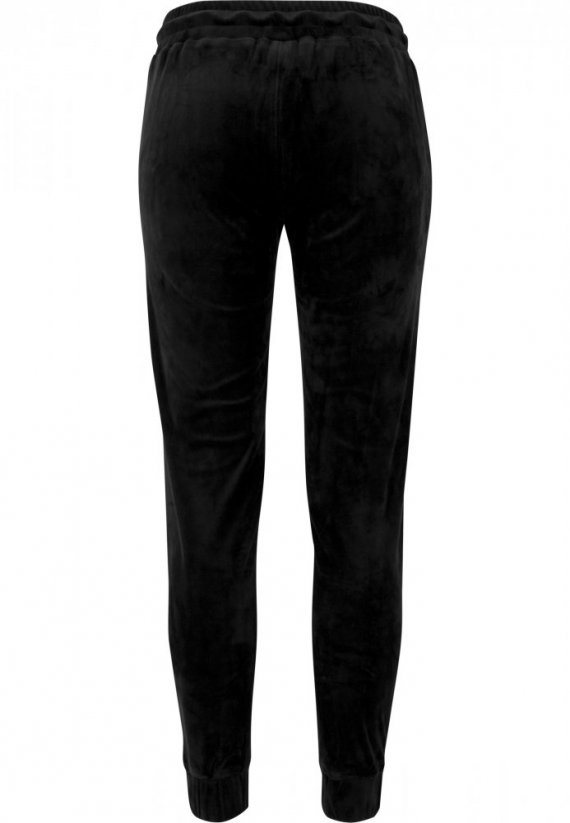 Ladies Velvet Pants - black
