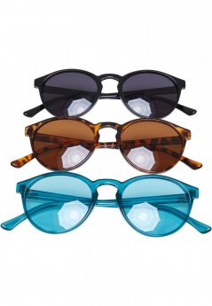 Sunglasses Cypress 3-Pack - black/watergreen/amber