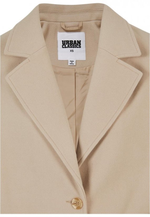 Dámský kabát Urban Classics Oversized Long - světlý