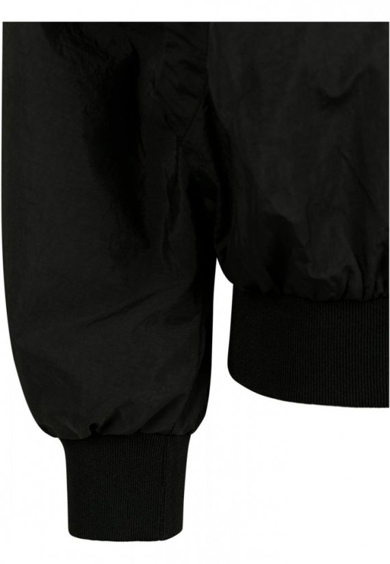 Ladies Crinkle Batwing Jacket - blk/wht