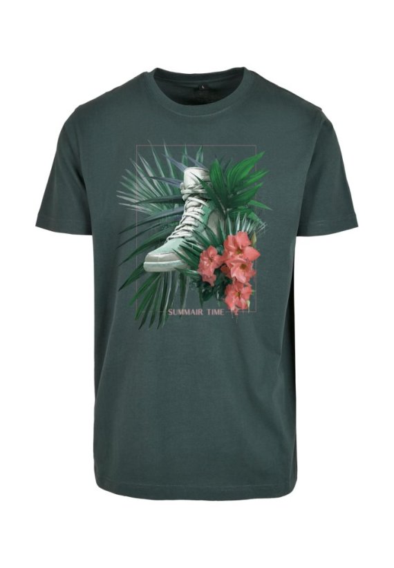 Summer Time Tee bottlegreen 4XL