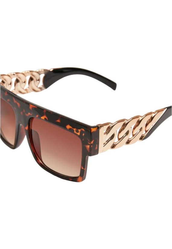Sunglasses Zakynthos with Chain - amber/gold