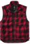 Červeno/černá pánská vesta Brandit Lumber Vest