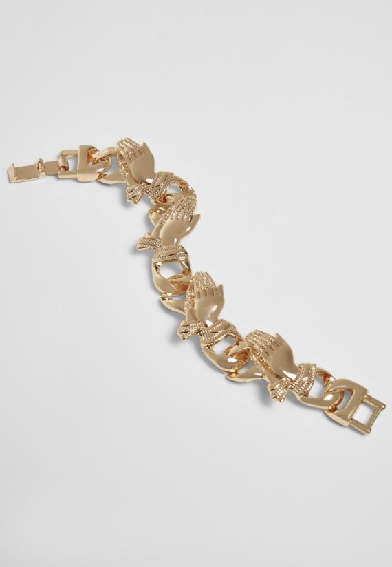 Pray Hands Bracelet - gold