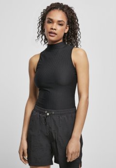 Ladies Sleeveless Rib Turtleneck Body