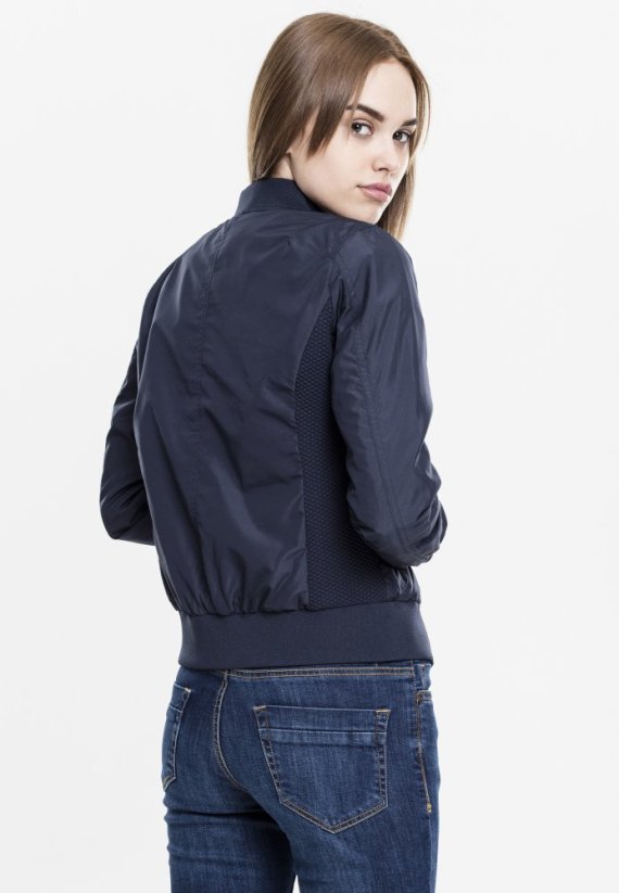 Dámská jarná/podzimní bomber bunda Urban Classics - modrá