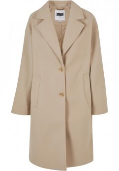 Světlý dámský kabát Urban Classics Oversized Long
