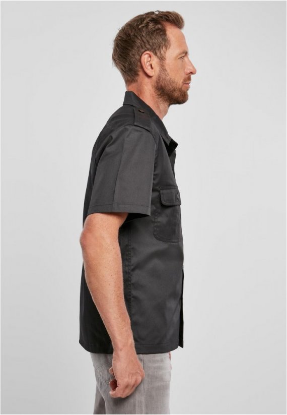 Pánska košeľa Brandit Short Sleeves US Shirt - černá