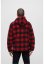 Pánska bunda Brandit Teddyfleece Worker Pullover - čierna,červená
