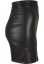 Ladies Synthetic Leather Biker Skirt