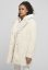 Dámský kabát Urban Classics Ladies Oversized Sherpa Coat - bílý