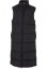Černá dámská vesta Urban Classics Long Puffer