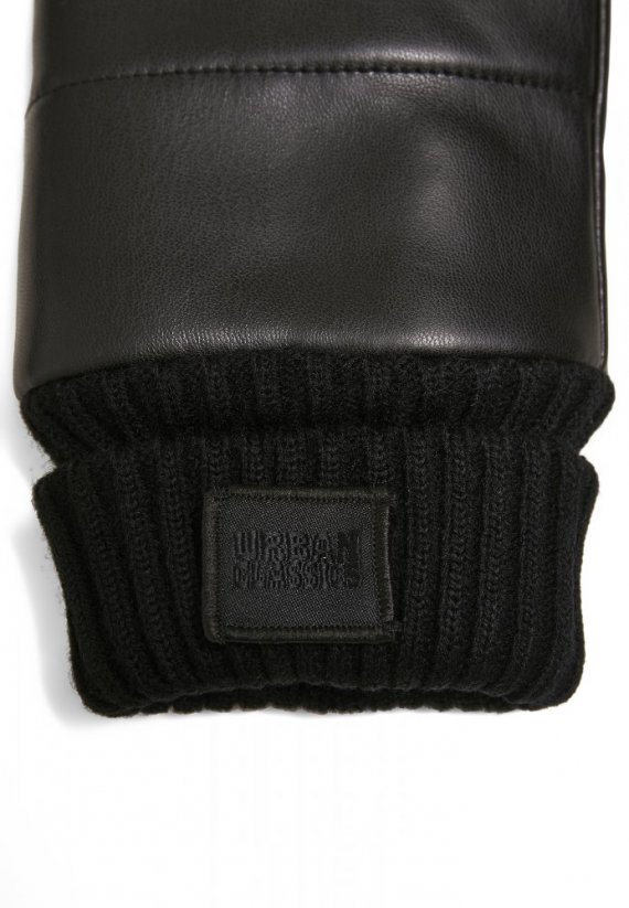 Rukavice Urban Classics Puffer Imitation Leather Gloves
