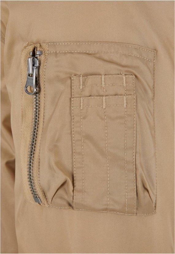 Basic Bomber Jacket - beige