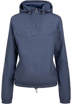 Dámska jarná/jesenná bunda Urban Classics Ladies Basic Pullover - modrá