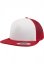 Kšiltovka Foam Trucker with White Front - red/wht/red